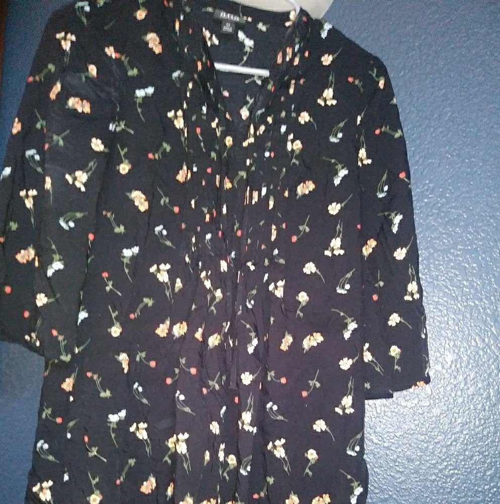 Flower print dress
